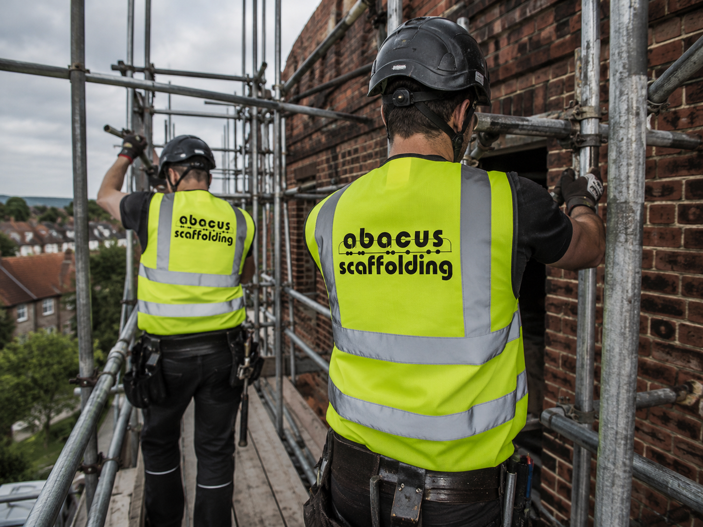 Abacus Scaffolding team on site